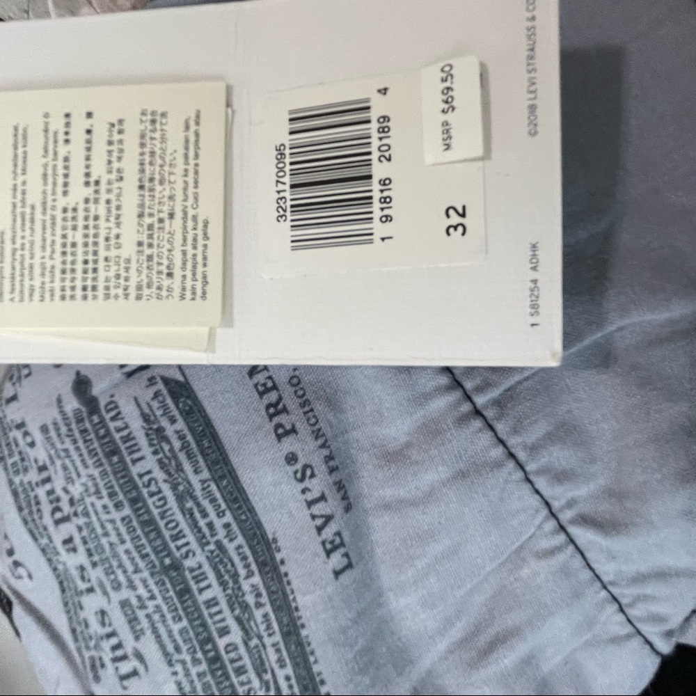Levi’s premium mid rise 501 shorts 32 - Picture 9 of 9